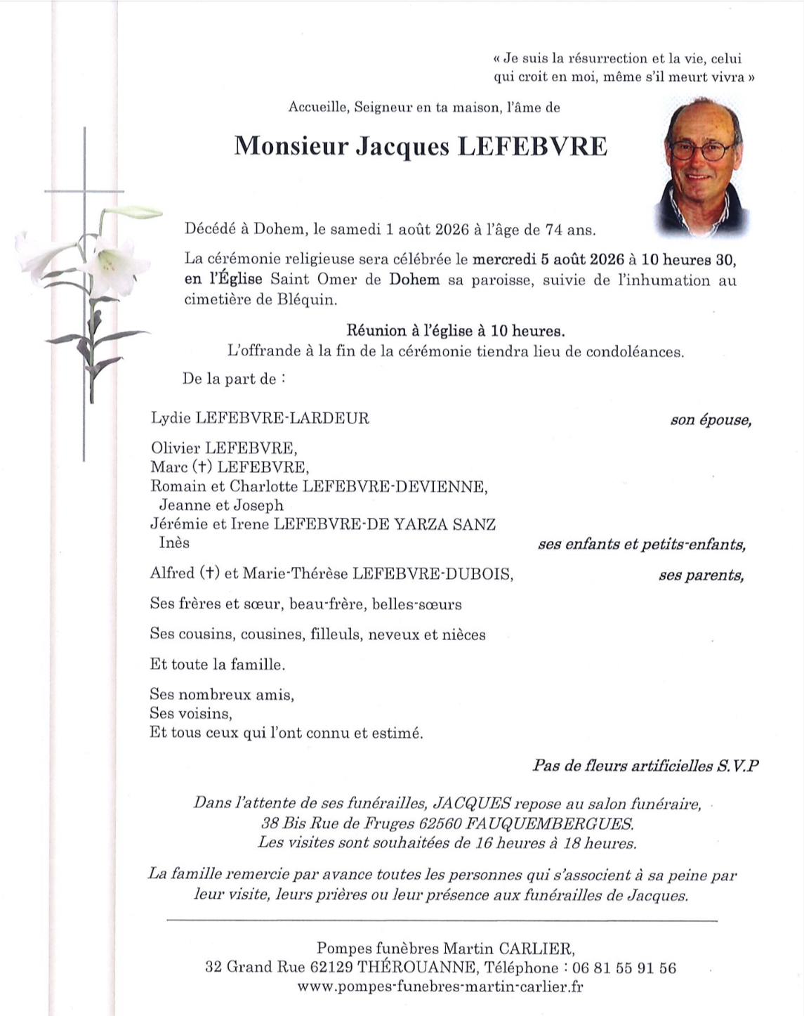 Avis de décès